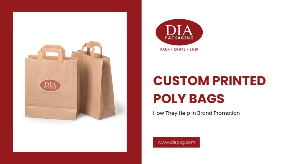 Custom printed poly bag with Brand Promotion