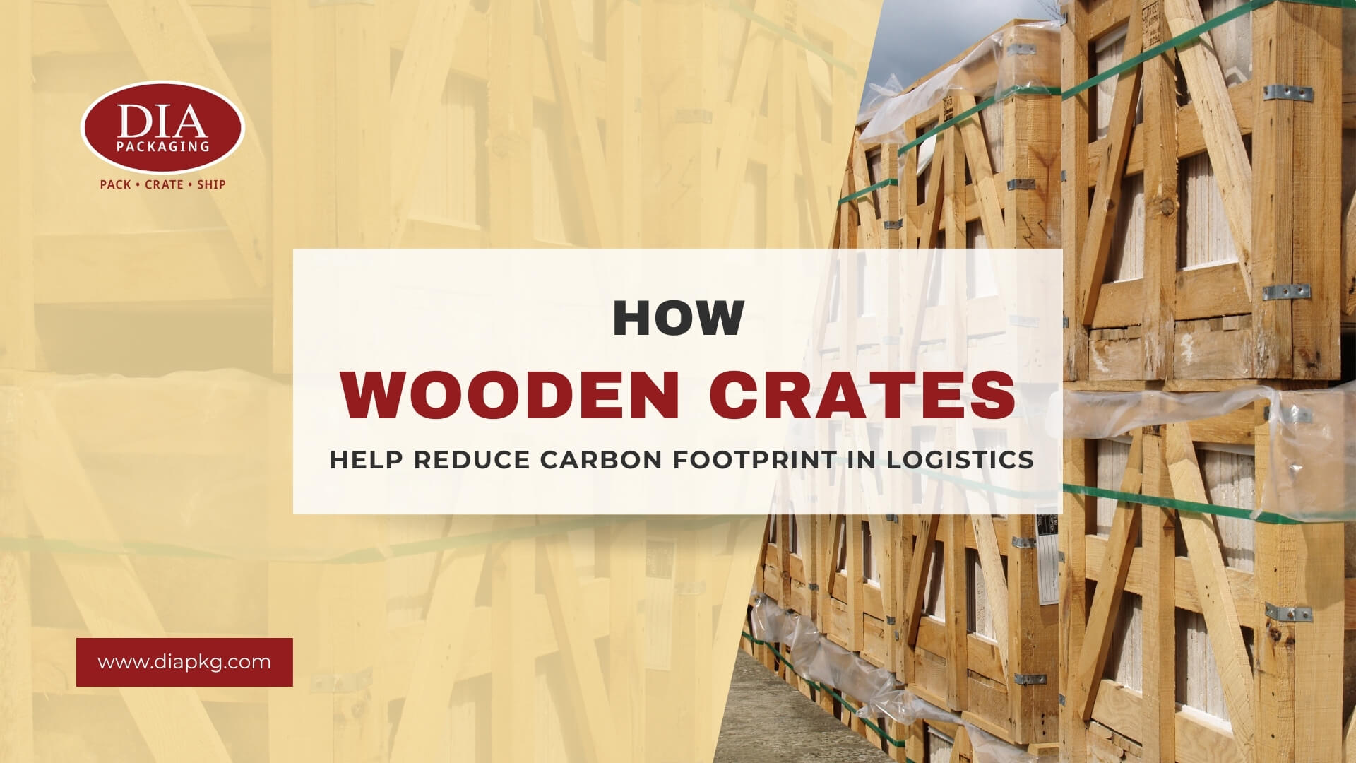 How Wooden Crates Help Reduce Carbon Footprint in Logistics