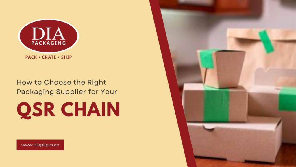 choose your qsr packaging supplier for restaurants