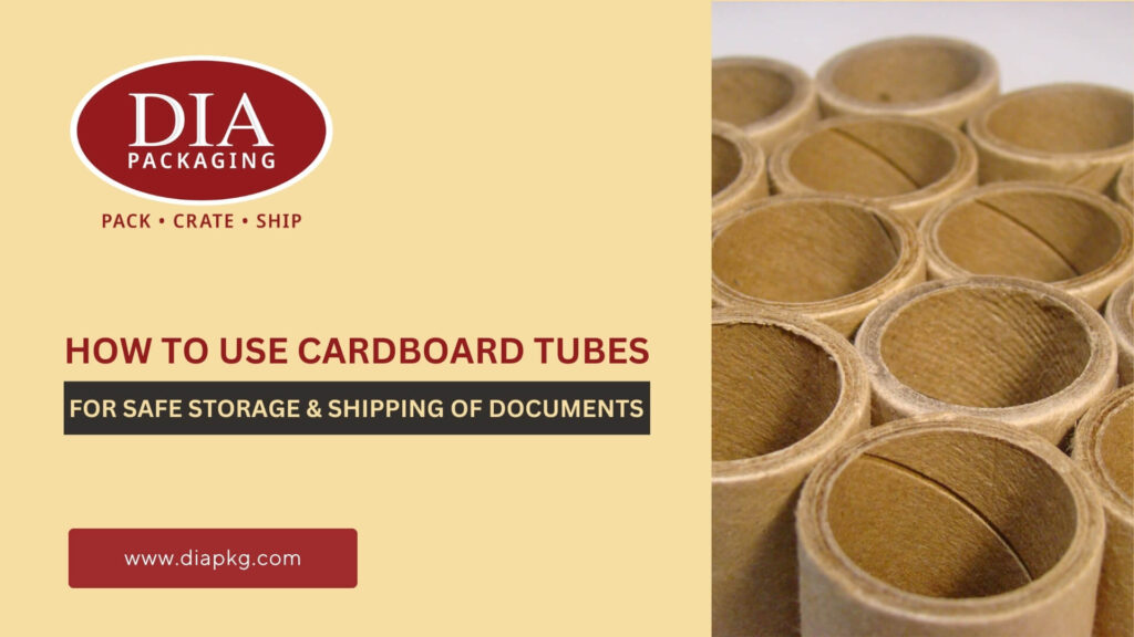 Use Of Cardboard Tubes for Safe Shipping for the Documents