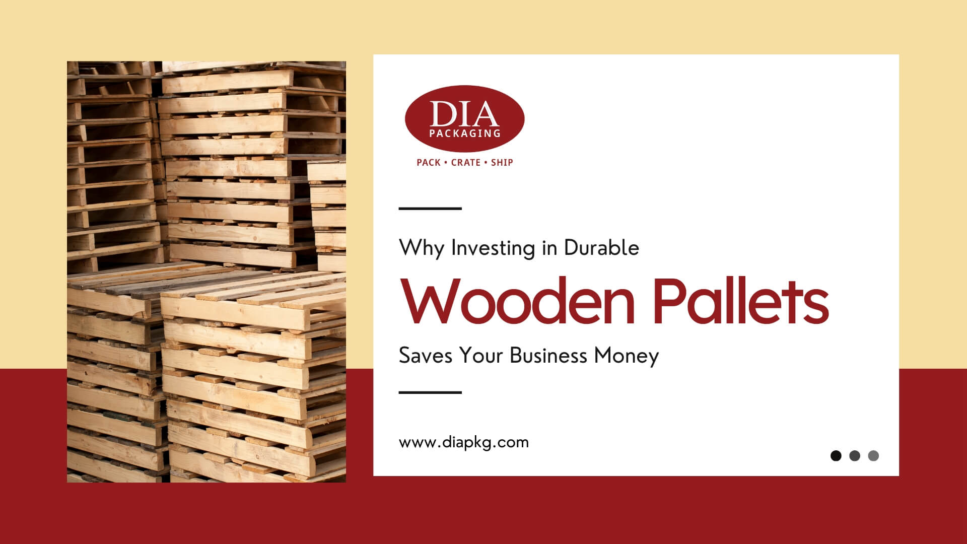 upgrading to durable wooden pallets