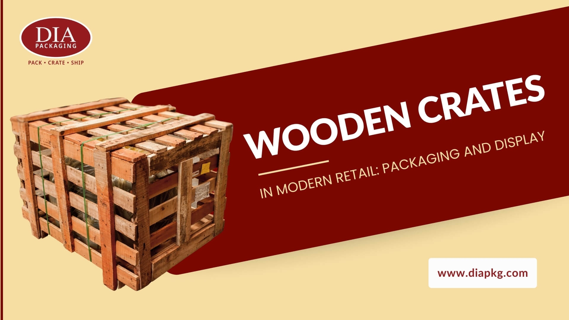Wooden Crates Packaging in Modern Retail