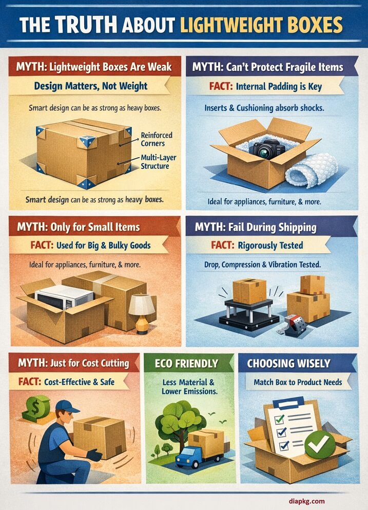 Myths vs Facts on Product Protection infographic