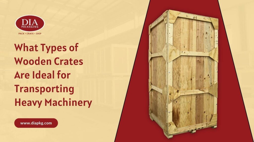 wooden crates for heavy machinery