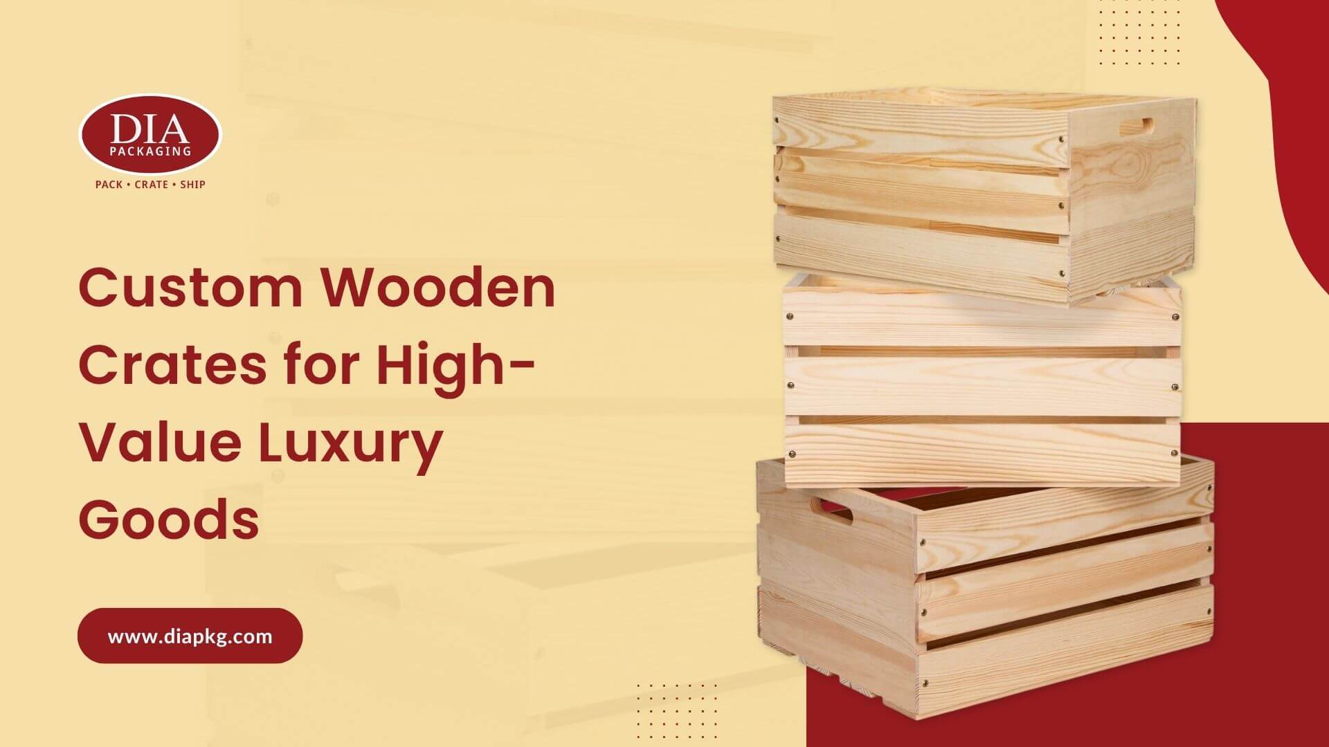 Custom Wooden Crates for High-Value Luxury Goods