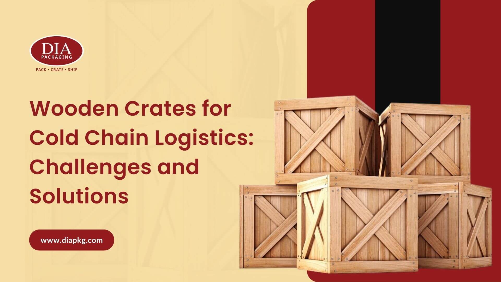 Wooden Crates for Cold Chain Logistics