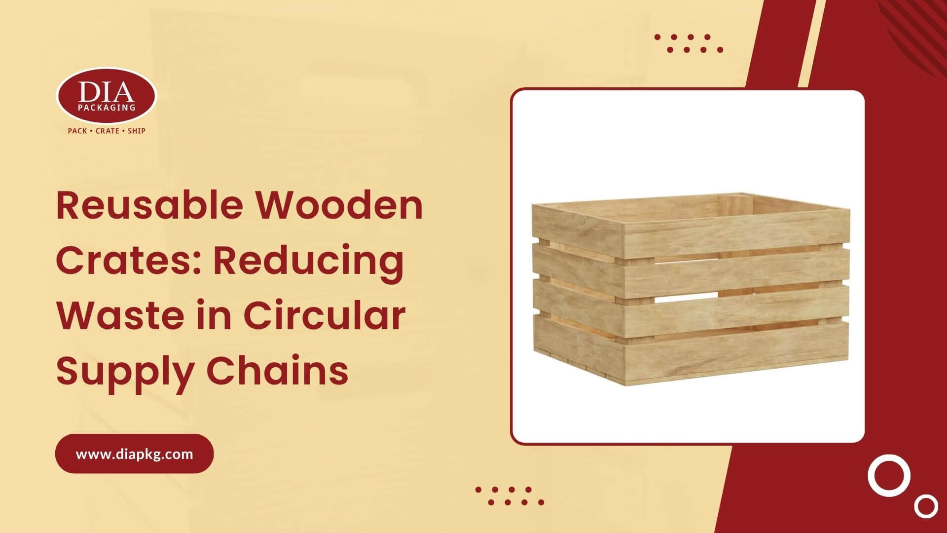 Reusable Wooden Crates Reducing Waste in Circular Supply Chains
