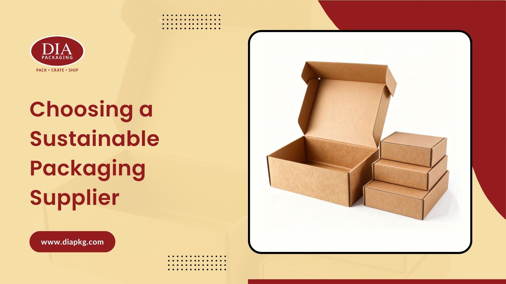 Choosing a Sustainable Packaging Supplier