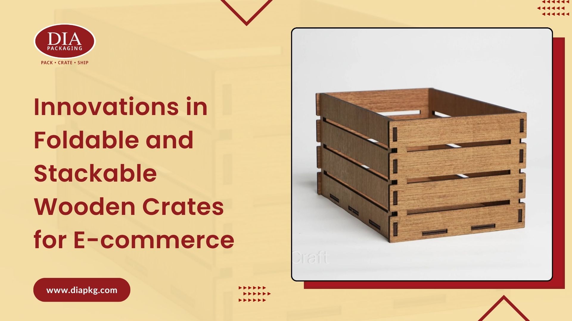 Innovations in Foldable and Stackable Wooden Crates for Online Shopping
