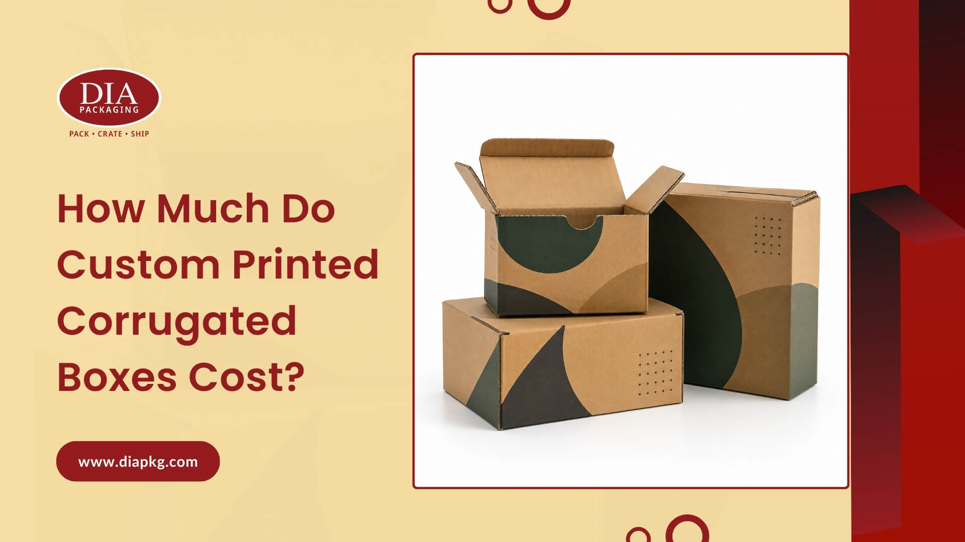 How Much Do Custom Printed Corrugated Boxes Cost? A Practical Guide