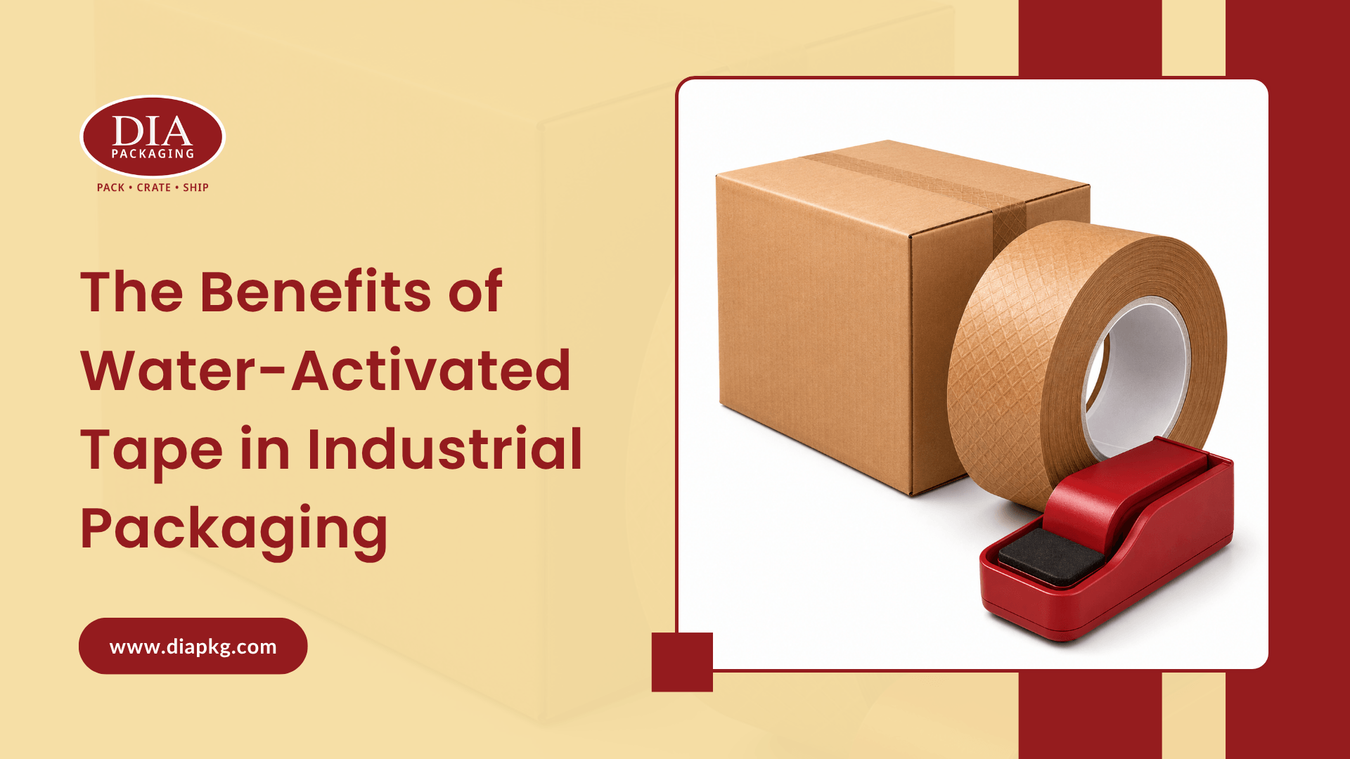 Water-Activated Tape in Industrial Packaging
