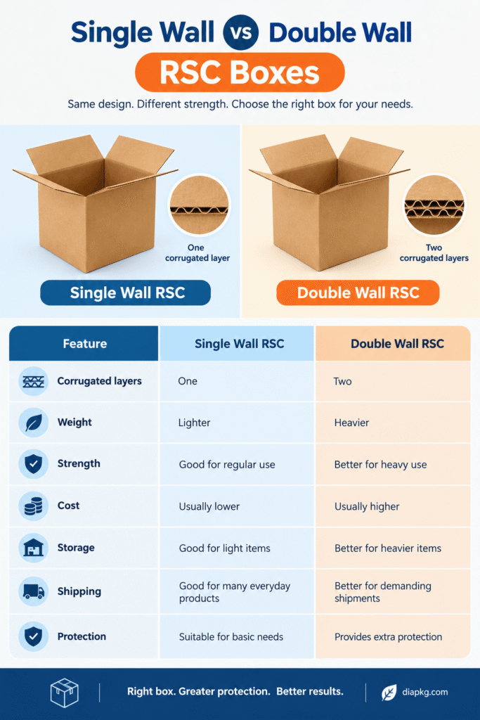Single Wall vs Double Wall RSC Boxes