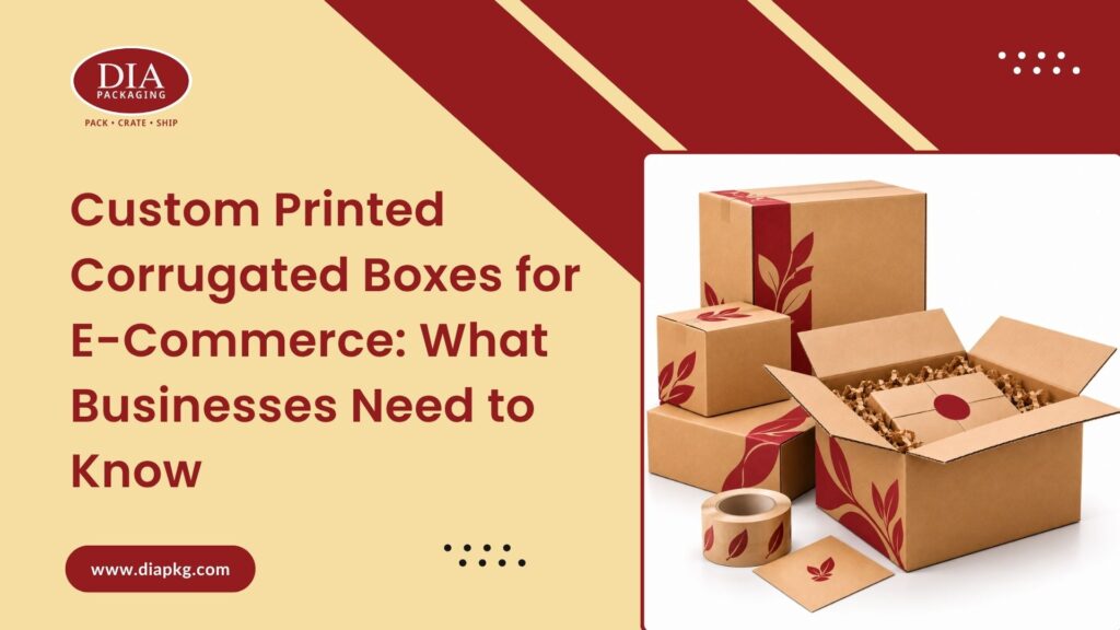 Custom Printed Corrugated Boxes for E-Commerce