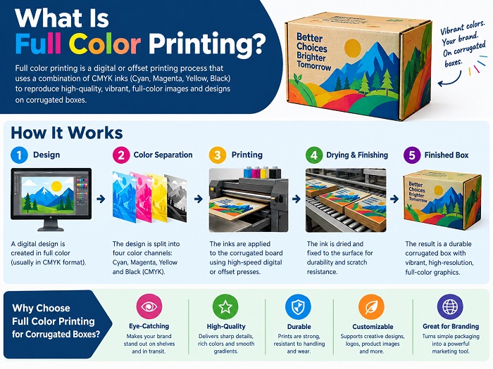 Full Color Corrugated Box Printing