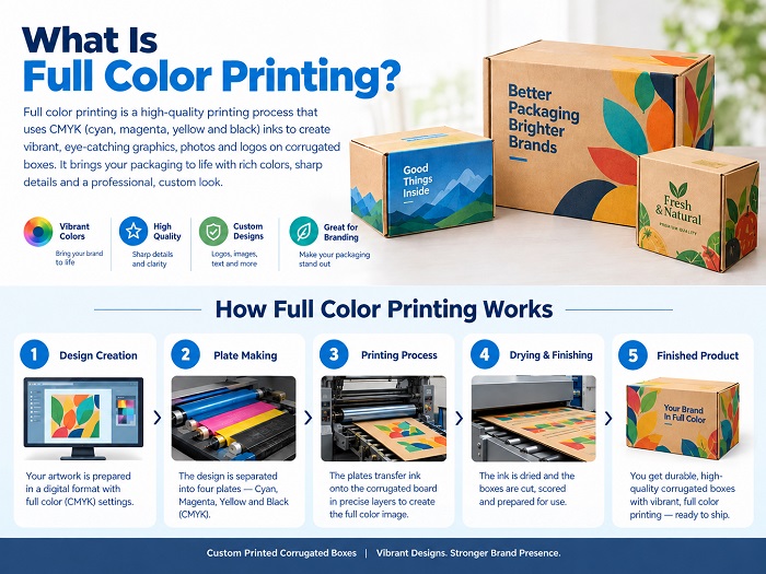Full Color Corrugated Box Printing