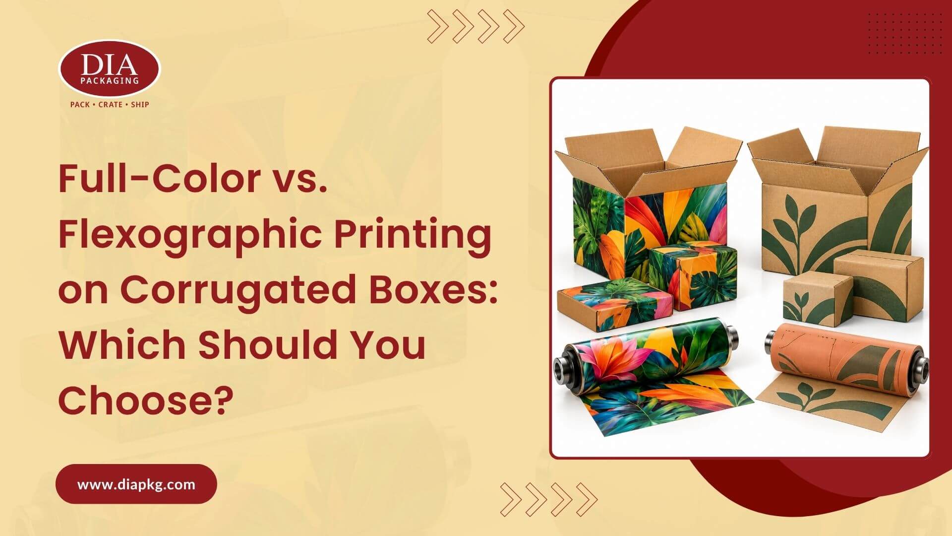 Full Color vs Flexographic Printing for Corrugated Boxes
