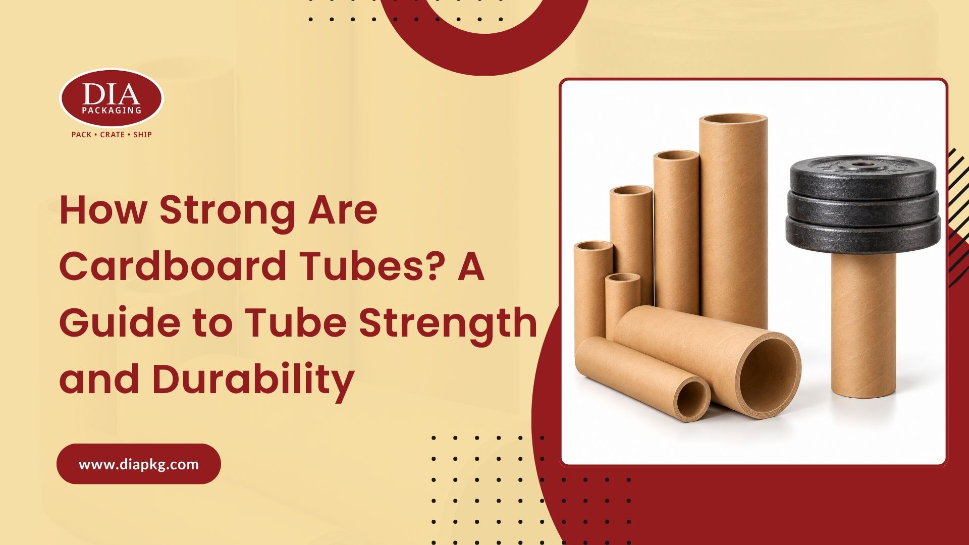 how strong cardboard tubes are, what affects durability, and how tube thickness, layers, size, and construction impact shipping performance for goods.