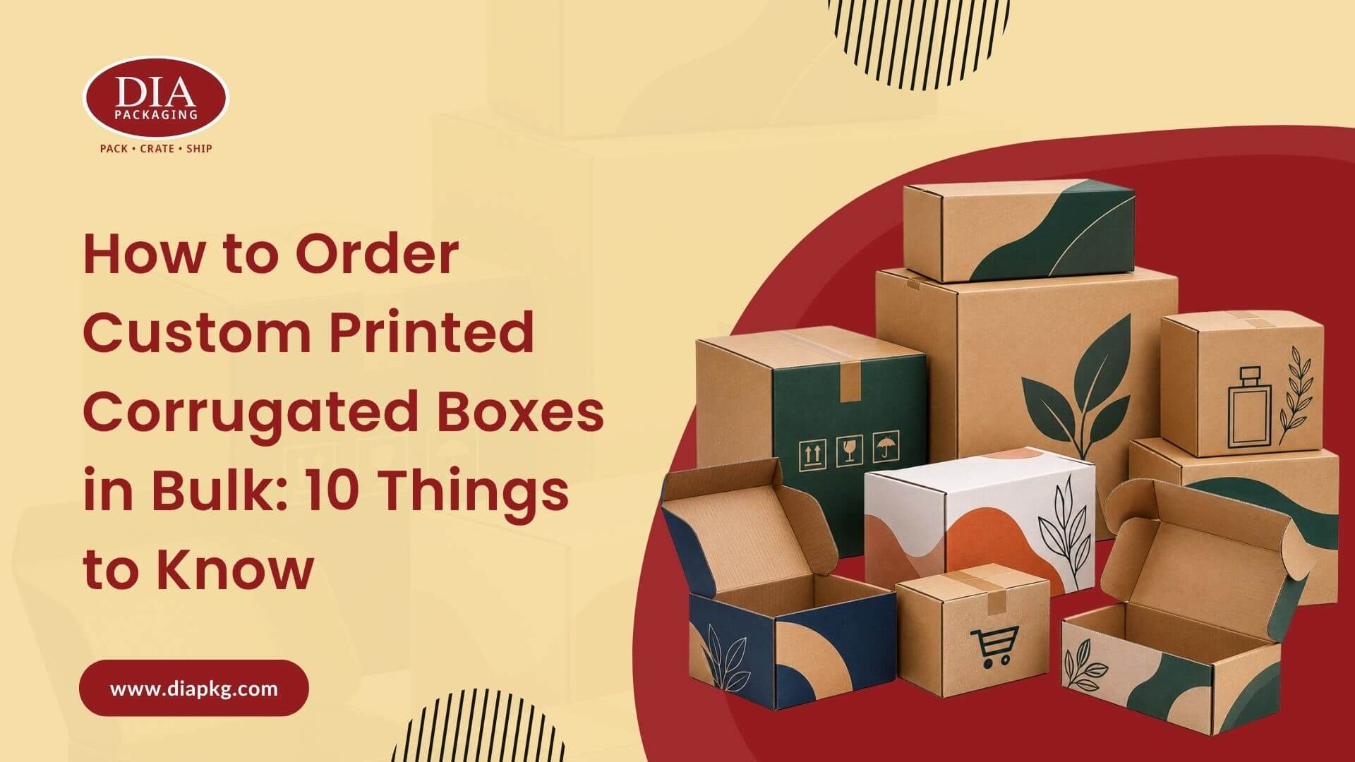 How to Order Custom Printed Corrugated Boxes in Bulk 10 Things to Know